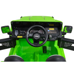 Elektrické autíčko Jeep Wrangler Rubicon Lift 4x4, 24V - zelené